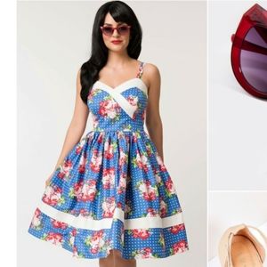 NWT Pinup vintage floral dress